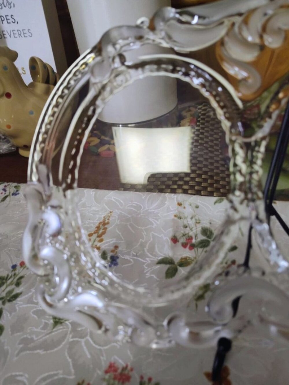 Mikasa Princess Crystal Clear and Frost Triple Oval Pic 3.25 x 4.5 In - Picture 2 of 7